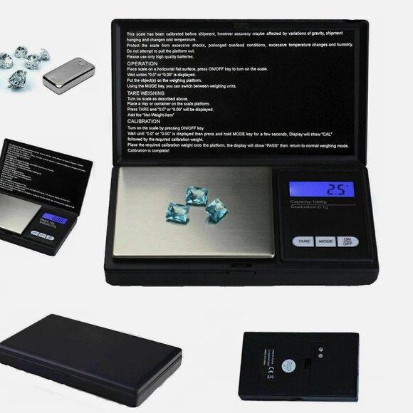 Pocket Digital Scale 200g x 0.01g, Portable Mini Gram Scale - Picture 3 of 9